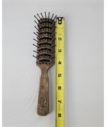 Vintage Goody USA Faux Wood Vented Styling Hair Brush Ball Tipped Small ... - $28.66