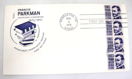 Famous Americans 3 FDC Farnam Cachet 1st Day Issues 1975 Griffith West Parkman - £2.24 GBP