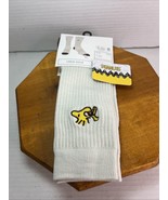 Men&#39;s Peanuts Woodstock Athletic Crew Socks-off-white 6-12 - €6,95 EUR