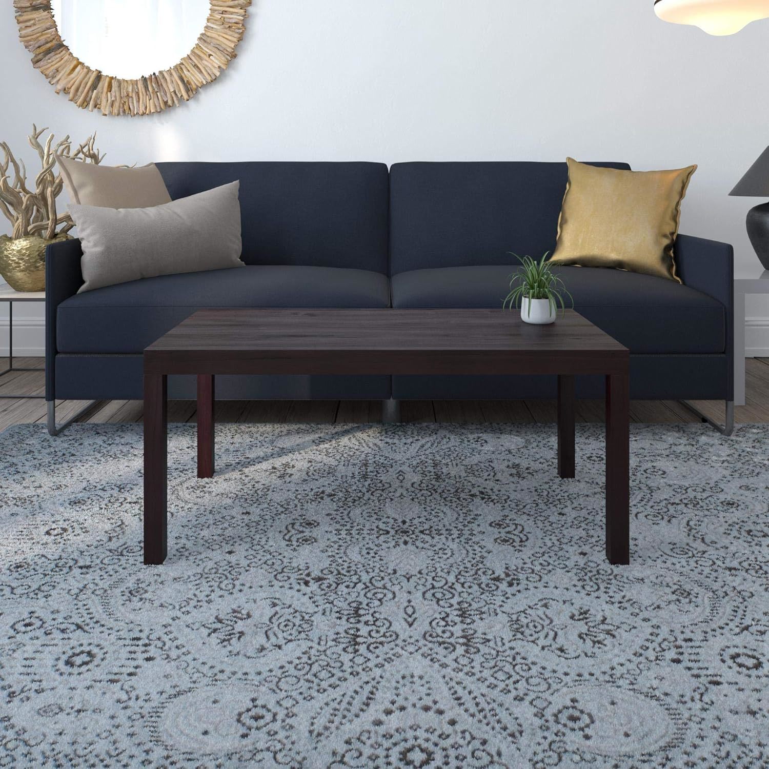 Ameriwood Home Parsons Coffee Table, Espresso - $40.99
