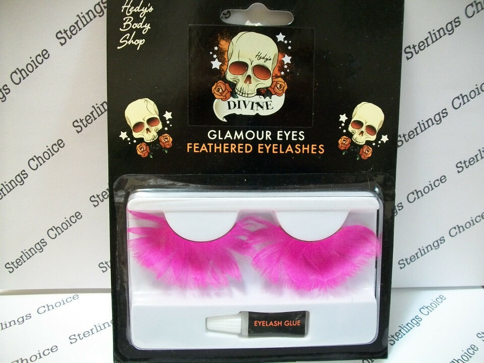 Hedy&#39;s Body Shop Glamour Eyes Feathered Eyelashes (Pink) - $5.34