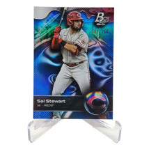 2023 Bowman Platinum Sal Stewart Top Prospects Blue /150 #TOP-75 Cincinn... - £11.66 GBP