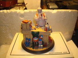 Vintage Rockwell Heirloom Santa Collection Santa&#39;s Workshop 82391  Box - £15.17 GBP