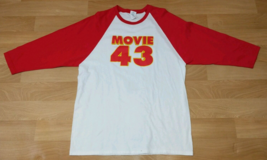 Movie 43 Cast Film Crew Cast Shirt Adult Size Large Vintage Comedy Holly... - $49.49