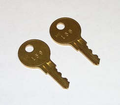 2 - Fort 159  Replacement Keys fit Norlake Milk Coolers Refrigeration Eq... - $10.99
