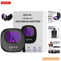 Portable UV Toothbrush Sanitizer Holder - Rechargeable &amp; Magnetic, Fast ... - $32.62