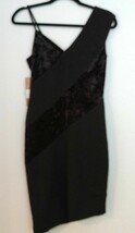 Rachel Rachel Roy Asymmetrical Hem Sleeveless Cocktail Dress Black Sz 2 ... - $685.12 MXN