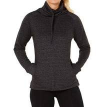 32 DEGREES Womens Fleece Funnel Neck Top Size X-Small Color Heather Charcoal - £35.00 GBP