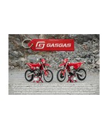 GasGas Motocross Keychain Patch | Embroidered Keyring for Enduro | AMA G... - $11.95