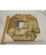 NEW Cherished Garden Collection Wooden Family picture decoupage Frame 3.... - £15.23 GBP
