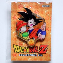 Dragon Ball Z Son Goku &amp; Baby Gohan Golden Series Enamel Pin Figure Official DBZ - £7.83 GBP