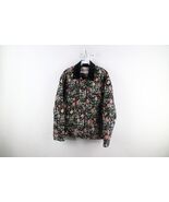 Vtg Streetwear Womens Large Velvet Collar Flower Tapestry Knit Trucker J... - $1,800.66 MXN