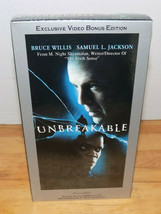 Unbreakable VHS Exclusive Video Bonus Edition New Sealed - £30.64 GBP