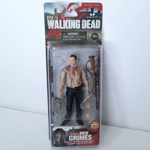 The Walking Dead Rick Grimes Mc Farlane Series 4 Action Figure Walgreens New - £22.93 GBP