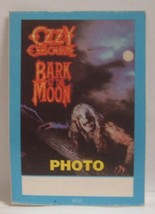 Ozzy Osbourne - Original Bark At The Moon Concert Cloth Backstage Pass *Last One - £15.72 GBP