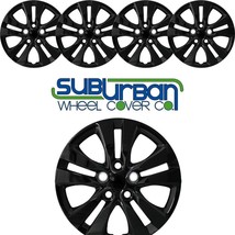 2020-2024 Kia Soul Style # 548-16BLK 16&quot; Gloss Black Bolt On Hubcaps New SET/4 - £68.75 GBP