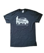 Sorry Officer I Thought You Wanted To Race Men&#39;s Premium Black T-shirt S... - $9.73 CAD