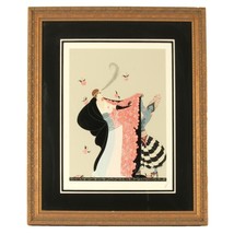 &quot;Flowered Cape&quot; by Erte Serigraph on Paper AP 60/90 Framed w/ CoA - £2,848.90 GBP