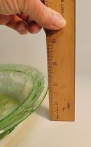 Green Uranium Cameo Ballerina Oval Vegetable Bowl with Handles image 9