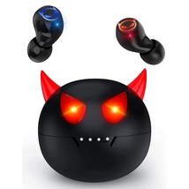 Instiwitt Mini Halloween Little Devil Bluetooth 5.1 Wireless Earbuds Wit... - £58.72 GBP