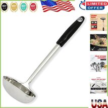 Heavy Duty 13-Inch Stainless Steel Ladle with Ergonomic Handle - Dishwas... - $19.92 CAD