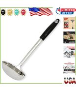 Heavy Duty 13-Inch Stainless Steel Ladle with Ergonomic Handle - Dishwas... - $262.96 MXN