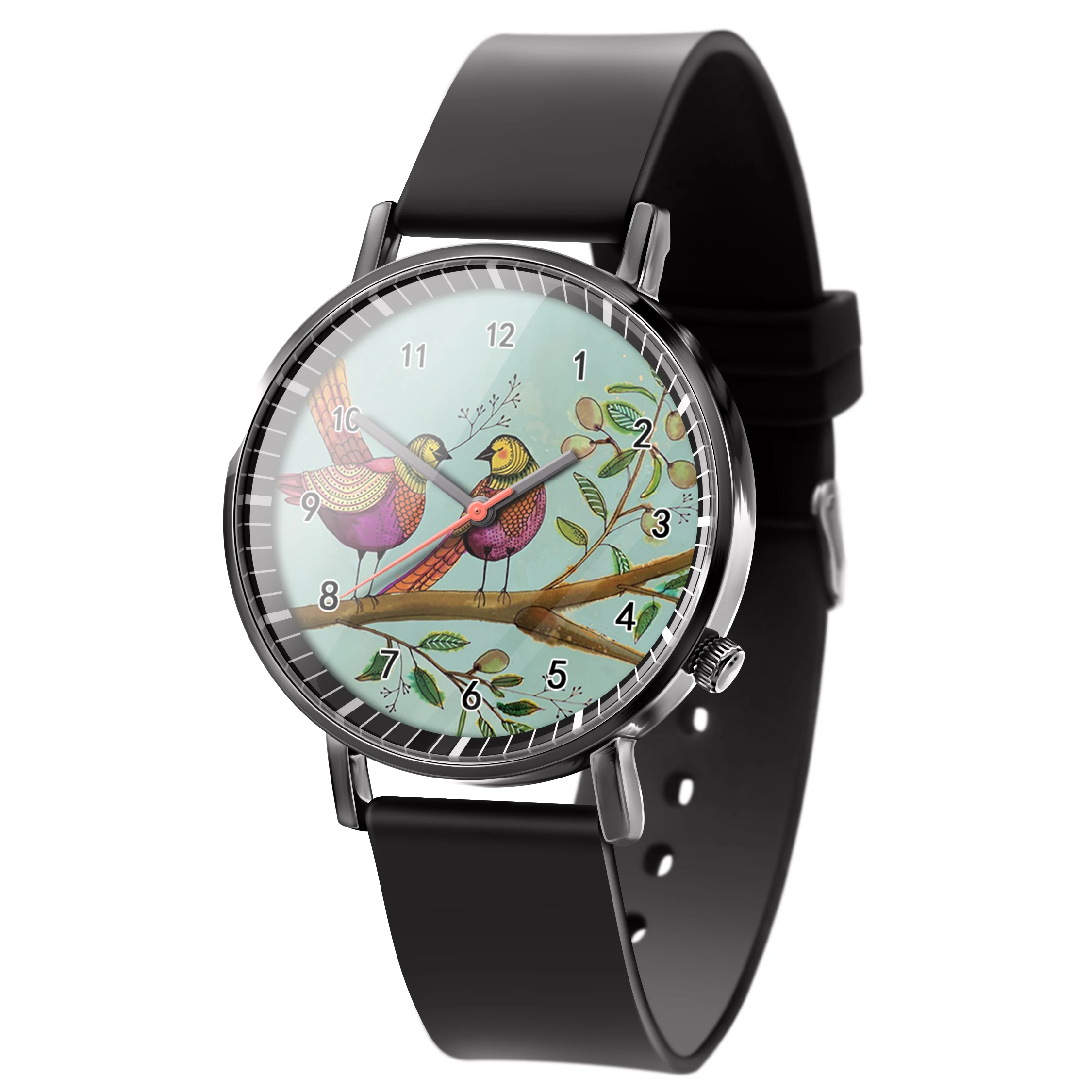 New  Trend Watch  Tree Bird Men&#39;s Ladies   Wrist Watch - £84.21 GBP