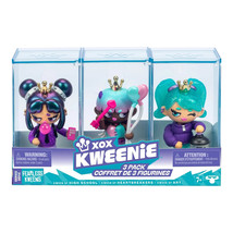 XOX Kweenie Fearless Kweens - 3pk Figurines and Display Case - $362.92 MXN