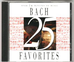 25 Bach Favorites 1996 Music CD Composer Bach, J.S. Leisure Listening - £6.38 GBP