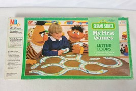 Sesame Street My First Games Letter Loops COMPLETE Vintage 1987 - £28.65 GBP