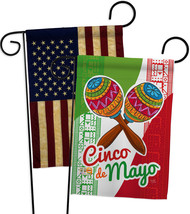 Maracas Cinco de Mayo - Impressions Decorative USA Vintage - Applique Garden Fla - $30.97