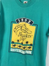 Vintage Breeders Cup T Shirt 1992 Single Stitch Promo Horse Racing USA 90s - £23.59 GBP