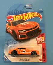 HOT WHEELS 2017 Camaro ZL1 Orange Car HW Then and Now Chevy Chevrolet - $5.89