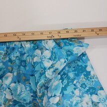 Elastic Waist JSKSS2E Women's Blue Floral Pull-On Skirt Size 2XL Waist 40" image 5