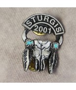 Sturgis Motorcycle Rally 2001 Pin Black Hills South Dakota  Buffalo - $201.45 MXN