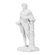 Greek Roman God of Wine &amp; Theater Dionysus Bacchus Statue Cast Marble 6.69 in - £26.53 GBP
