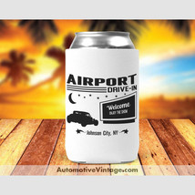 Airport Drive-In, Johnson City New York, Drive In Movie Can Cooler - $9.02