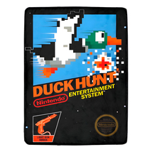 Duck Hunt NES Box Retro Video Game By Nintendo Fleece Blanket  - £36.16 GBP+
