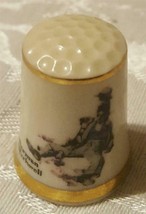 Collectible Danbury Mint Porcelain Thimble - Norman Rockwell - Defeated Suitor - £15.63 GBP
