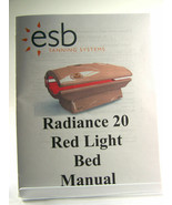 ESB Radiance 20 Lamp Red Light Bed Tanning Bed User Manual Red Light The... - €8,10 EUR