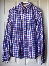 Pre-Owned Hollister Men&#39;s Plaids Casual Shirt Size M Multi Color - £14.20 GBP