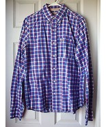 Pre-Owned Hollister Men&#39;s Plaids Casual Shirt Size M Multi Color - $24.19 CAD