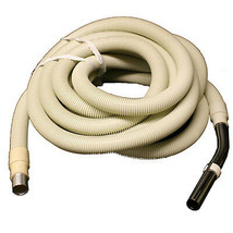 Central Vac Hose Assembly w/ Ends 1 3/8inch x 30 Ft Crushproof-White, BI-4333 - £71.33 GBP