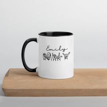 Coffee Color Mug - Emily Sign Language ASL Hand Symbol Interpreter Mug, Personal - £14.76 GBP+