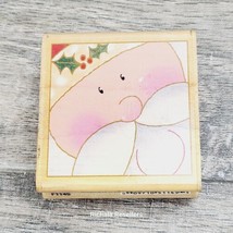 Stampabilities Marshmallow Santa F1145 Wood Mounted Rubber Stamp 2005 - £7.84 GBP