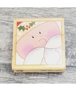 Stampabilities Marshmallow Santa F1145 Wood Mounted Rubber Stamp 2005 - £7.86 GBP
