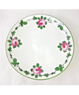 MINTON Pink Roses Green Garland Hand Signed Small Pedestal Compote B859 - $44.55