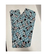 Lularoe Disney Minnie Mouse Leggings Blue Disney Cartoon Print Womens On... - $32.95