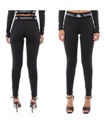 NWT Kappa x Shadow Hill Sanke Leggings Black White with Side Stripe S - $47.86 CAD