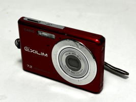 Casio Exilim Zoom EX-Z75PK 7.2MP Digital Camera - Red Tested - £35.40 GBP